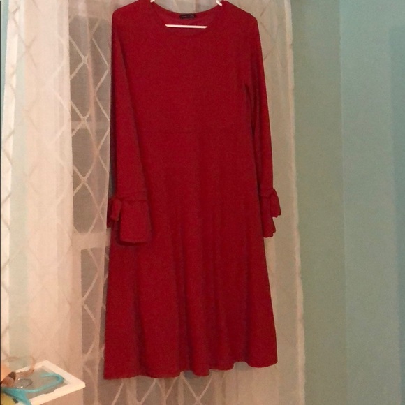 Adorable Valentines Day Bell Sleeve Dress - Picture 4 of 4